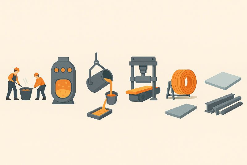 How Is Steel Made? A Complete Journey from Raw Material to Finished Product-image