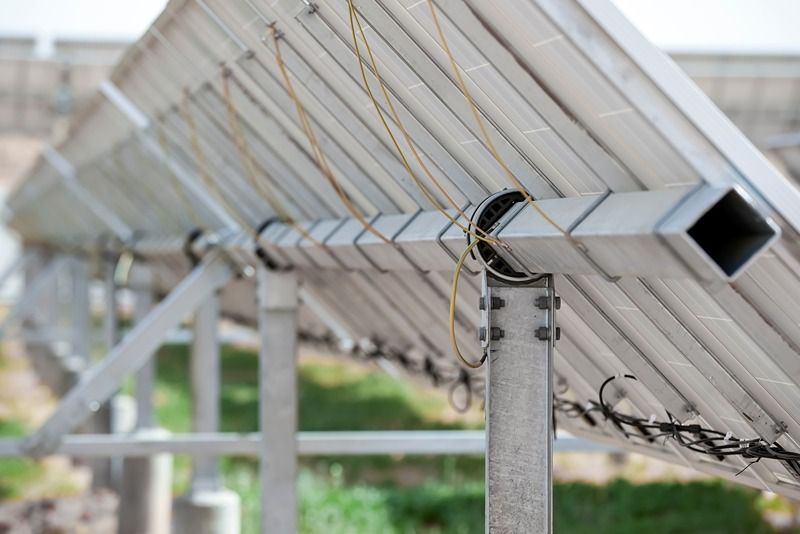 The importance of steel mounting frames in solar panel installations-image